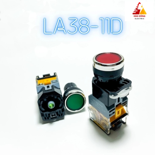 Nút nhấn đề có đèn LA38-11D